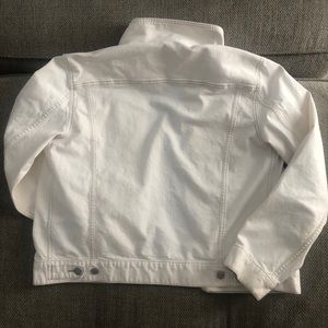 White blue jean jacket